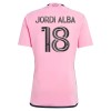 Maillot de Supporter Inter Miami CF Jordi Alba Ramos 18 Domicile 2024-25 Pour Homme